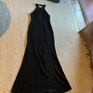 Black high neck, bridesmaids dress size 8